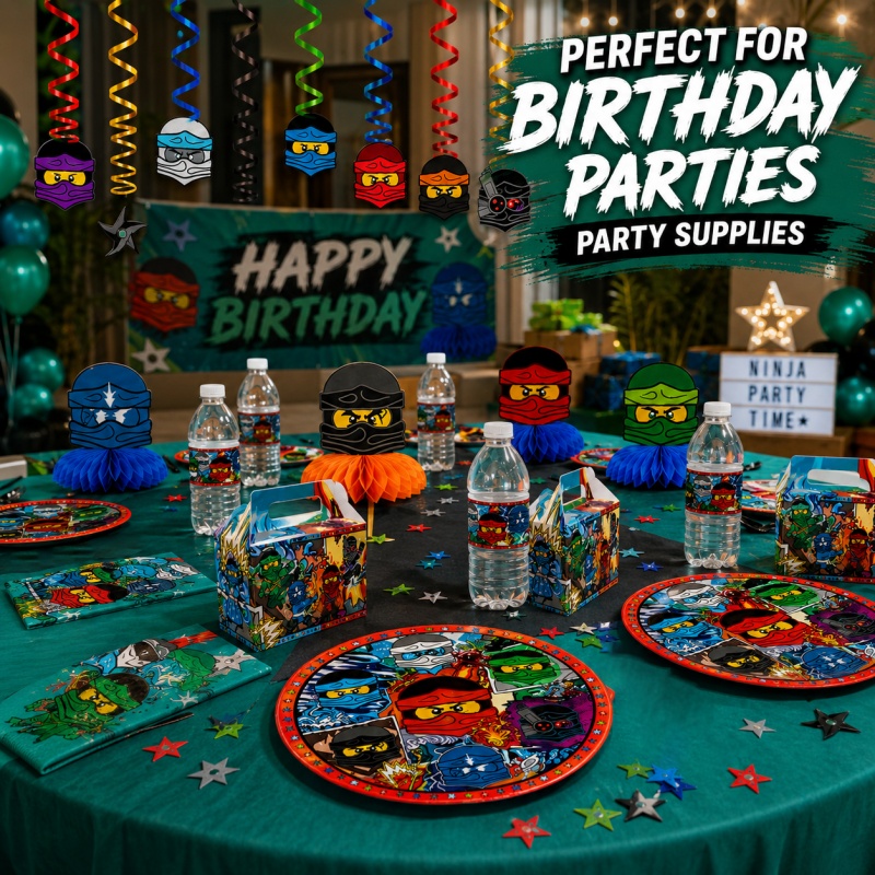 Ninja Kombinasyonu Doğum Günü  - Outdoor Adventure Birthday Party incelemesi ve fiyatı